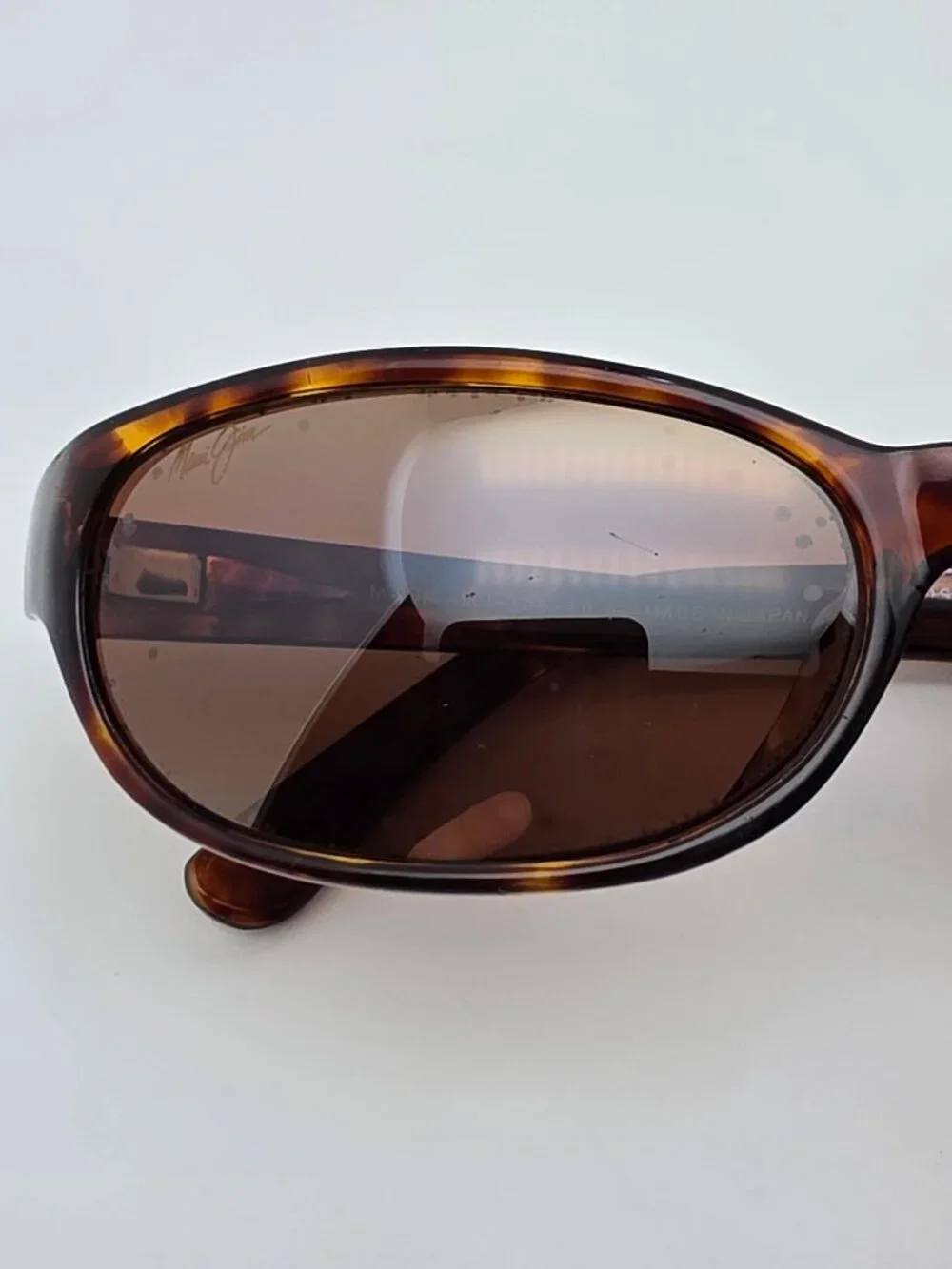Maui Jim MJ-136-10 Cyclone Tortoise Frame Polarized HCL Bronze Lens Sunglasses
